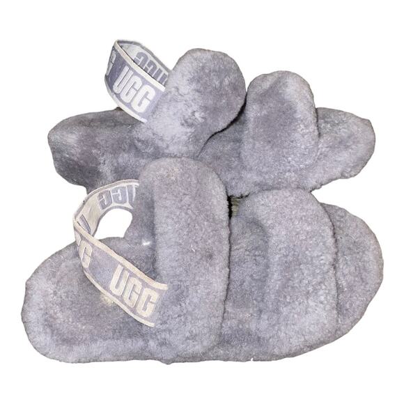 UGG Women's Oh Yeah Slide Slipper Gray Size 6 - Picture 5 of 5